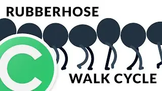 Cavalry Tutorial - Rubberhose Walk Cycle [Basic Character Animation]