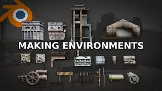 Making Assets For BIG Environments In Blender!