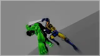 Wolverine VS. Hulk - 3D Animation