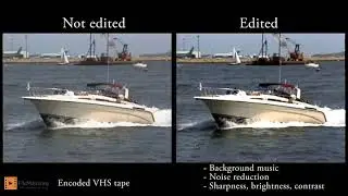 Example of VHS tape transfer to digital Mp4 file with some corrections and editing.