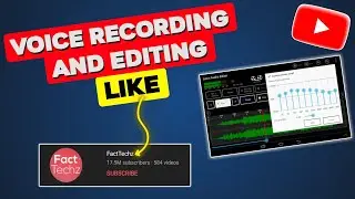 How To Edit Audio For Fact Videos In Laxis Audio Editor ( CHRISP and CLEAR AUDIO)
