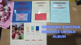 Enhypen Romance Untold Album Unboxing #엔하이픈 #enhypen #unboxing