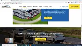 Auto Shipping Website Design Example Walkthrough