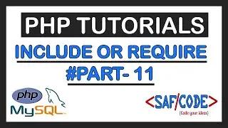 PHP Tutorials - Include and Require Functions in PHP Part-11