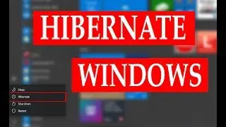 How to Enable Hibernate in Windows 10