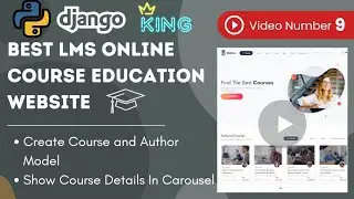 #9 Create Course Model and Author Model | Show Courses In Carousel