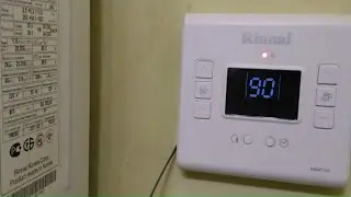 Газовый котел Rinnai код 90  Замена вентилятора