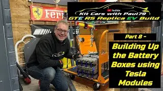 EV Home Build Part 8 - Battery Boxes Build Up with Tesla Modules