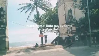 yg kangen bali, ikuti berkendara di jalanan pantai kuta masih sepi guys 😥