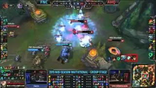LCS EU Summer - FNC vs AHQ - MSI 2015 - Sivir mechanics