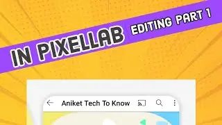 PIXELLAB Ye Wali Design Karna Sikho 🙌🏻