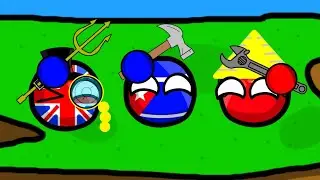 el tsunami en América [temporada 3] episodio 18 #countryballs #humor #series