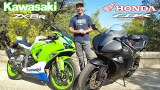 Kawasaki ZX-6R vs Honda CBR600RR | Comparativa