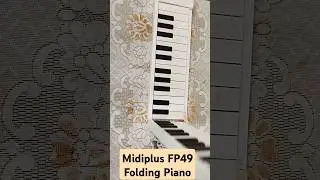 Midiplus FP49 Folding Piano Keyboard || 49 Keys Lightweight Portable MIDI Keyboard 