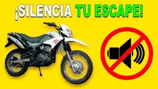 Cómo silenciar el caño de escape de tu moto Zanella ZR / Dos maneras ¡FUNCIONA!