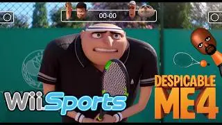 Gru In Wii Sports Tennis | Despicable Me 4 (MOST VIEWED AND LIKED VIDEO)