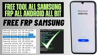 Free Frp Tool Samsung Galaxy Android 5 To Android 14 Patch 1 April 2024 / All Samsung Frp Free Tool