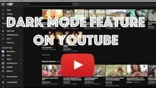 How to turn on DARK MODE in YouTube.😎😎😎