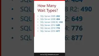 How Many Wait Types?
