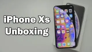 Apple iPhone Xs Unboxing (Silver)