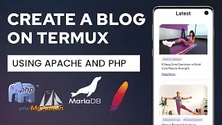 How I Build a Blog  on TERMUX with Php Apache & MariaDB