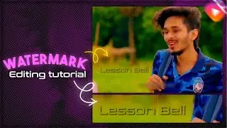 Watermark Editing tutorial 🔥 Alight motion