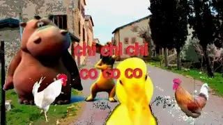 Happy Hippo and Dog Chi Chi Chi Co Co Co Remix Pippo Franco
