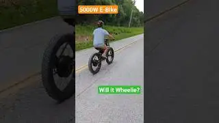 5000W E-Bike: Will it Wheelie?