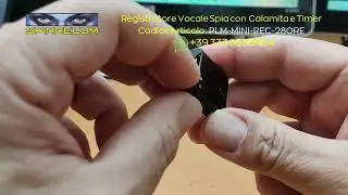 Registratore Vocale Spia con 28 Ore di Autonomia, Magnete e Timer di Avvio Programmabile