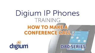 Digium D80 IP Phones Training | How to Make a Conference Call