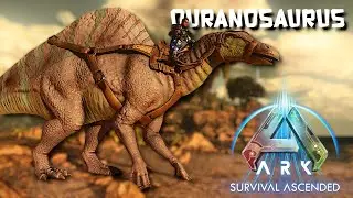 Taming a OURANOSAURUS In Ark Ascended!