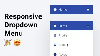 Responsive Dropdown Menu Javascript