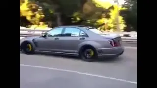 Бёрнаут на S63 AMG