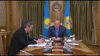 Встреча президента с председателем КНБ В. Жумакановым