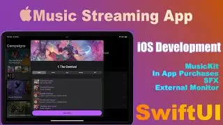 [LIVE] - SwiftUI Apple Music Streaming App Development.