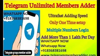 Do you have a Telegram group with low members? Increase Telegram group members now | Software
