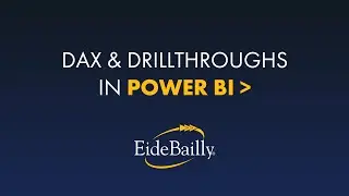 Understanding Power BI DAX & Drillthroughs