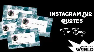 Instagram Bio Quotes For Boys||Part-2