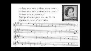 Claire Leclerc - Le roi a fait battre tambour (1954)