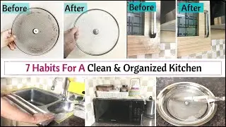 7 Everyday Habits For A Clean And Organized Kitchen | Kitchen Cleaning Tips | Her Fab Way