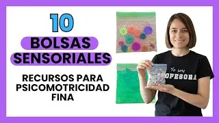 10 Bolsas sensoriales | Psicomotricidad fina y estimulación sensorial