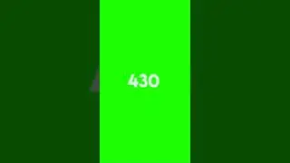 Animated 1 to 1000 📱: Subscribers Count 1 to 1000 Animated on Green Screen