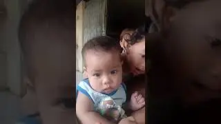 teach baby how to driving the car