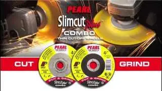 NEW! Slimcut Plus™ Combo (Cut & Grind) Thin Cut-Off Wheels only from Pearl Abrasive Co.