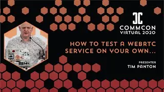 Tim Panton - How to test a webRTC service on your own....