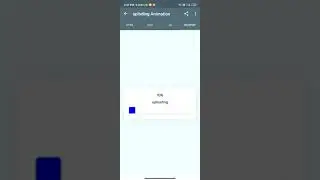Uploading animation Usig Html And css 
