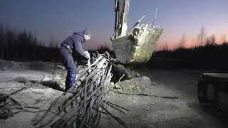 Закипел экскаватор