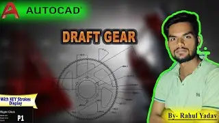 HOW TO MAKE GEAR IN AutoCAD |HINDI|
