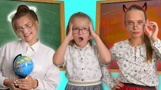 Зла вчителька VS Добра вчителька | Веселі історії для дітей