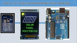 HOW TO INTERFACE GRAPHIC LCD WITH ARDUINO, 1.77inch, 128x160,160x128, ARDUINO UNO GLCD